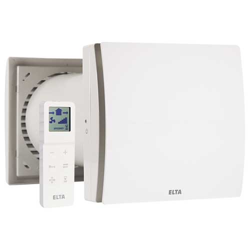 Elta FLUX HR 100 PLUS+ Heat Recovery Unit with Remote Control - 100mm/4"