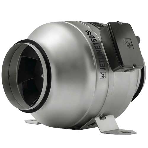 S&P JETLINE-150 In Line Centrifugal Duct Fan - 150mm/6"