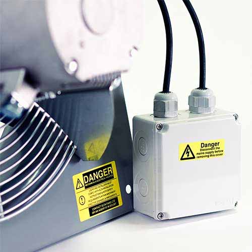 Elta SCP400EC/1EC Compact Plate Axial Fan Single Phase EC - 400mm